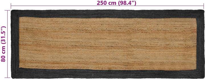Produktbild vidaXL Moderner Teppich (250 x 80 cm)