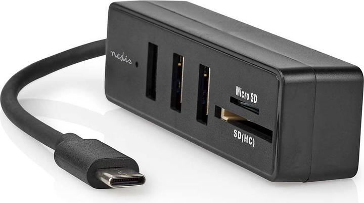 Produktbild Nedis USB-Hub | 1x USB-C™ | 3x USB A Buchse | 5-Port port(s) | USB 3.2 Gen 1 | Stromversorgung über (USB-C, 5 Ports)
