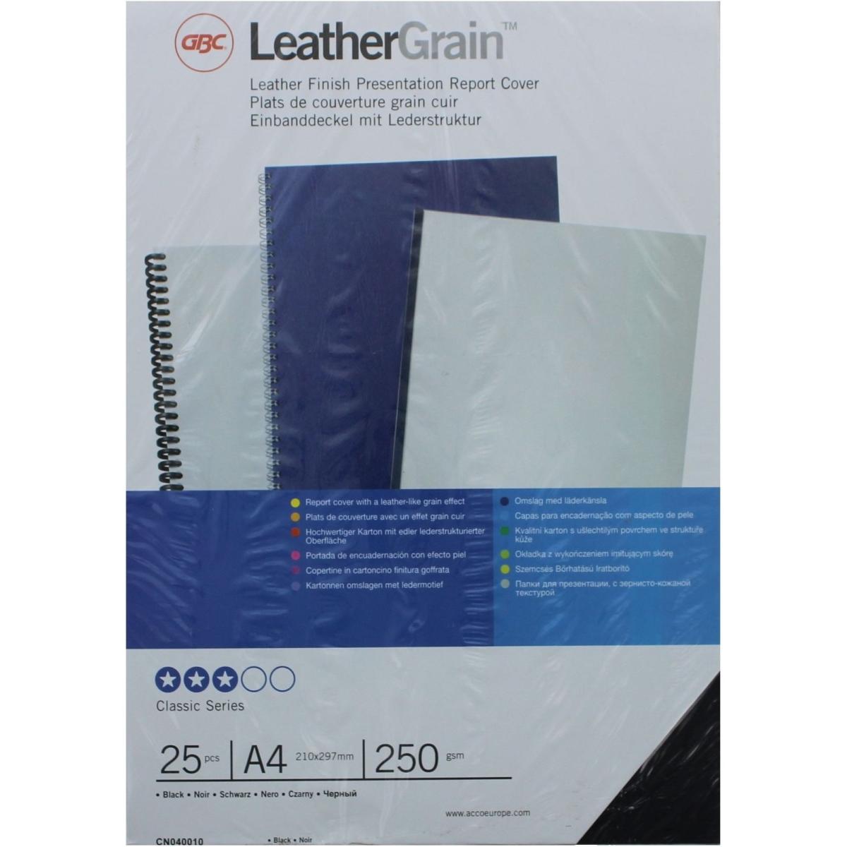 GBC, Bindegerät Zubehör, LeatherGrain Umschlagmaterial A4