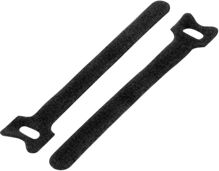 Immagine prodotto Tru Components TC-12355356 Fascetta con gancio e occhiello per il raggruppamento Parte adesiva e occhiello ( (Fascette in velcro, 210 mm, 20 pz.)