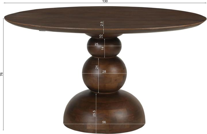 Image du produit SIT Möbel Rondura (130 x 76 cm)