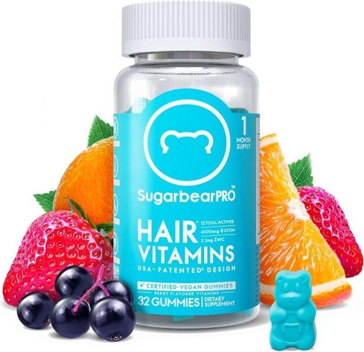 Actual product image Sugarbearhair Duo (64 Piece, Gummies, 300 g)