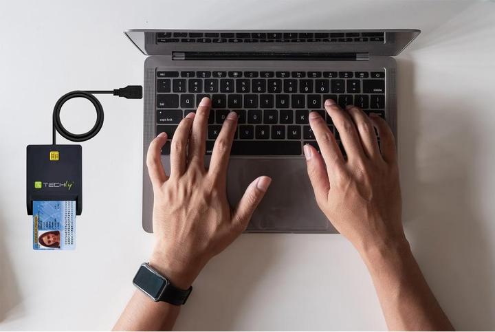 Produktbild Techly Smart Card USB-CTM Chipkartenleser, USB 2.0 (USB 2.0)