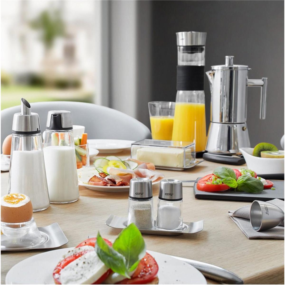 Thumbnail - GEFU Brunch, Pfeffermühle + Salzmühle, Silber