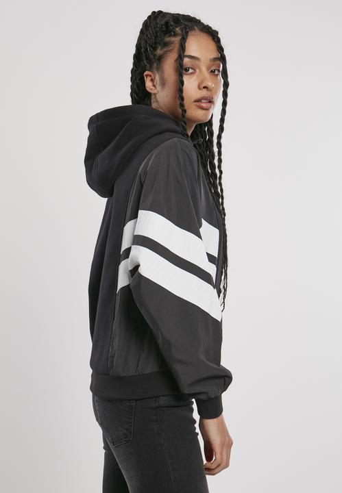 Produktbild Urban Classics Ladies Mix Crinkle Nylon Sweat Hoody (XL)