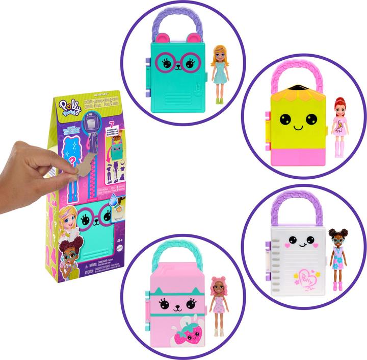Actual product image Polly Pocket Lil' Styles Κασετίνα Μόδας 4+ ετών HRD64 (1τμχ Τυχαία Επιλογή)