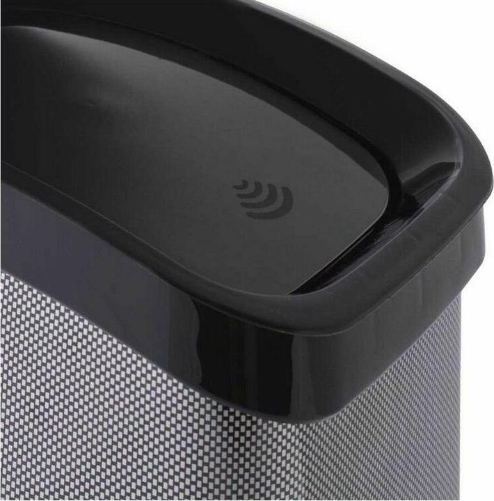 Produktbild Berilo Papierkorb D085-2 Dunkelgrau Kunststoff 12 L Neigung (6 Stück) (12 l)