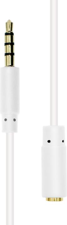 Produktbild ProXtend Mini-Jack 4-Pin Slim Extension Cable White 1M (1 m)