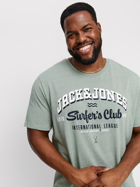 Produktbild Jack & Jones Jjelogo Tee Ss O-Neck 2 Col Aw24 S Pls (4XL)