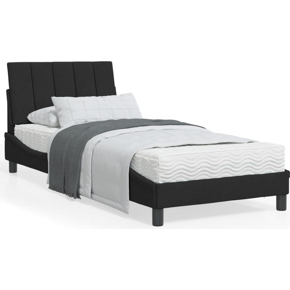 VidaXL, Bett, Bettgestell mit Kopfteil Samt (80 x 200 cm)