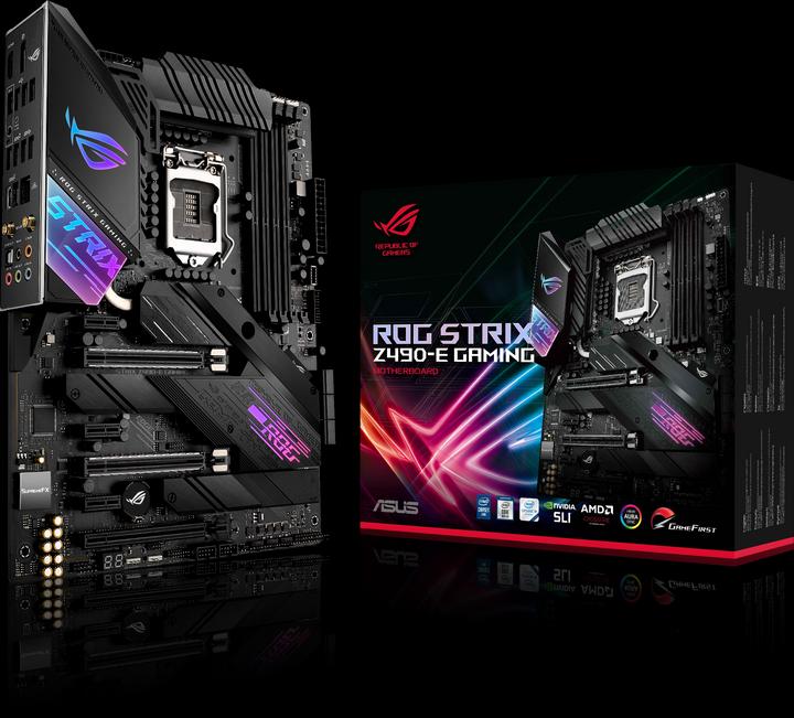 Produktbild ASUS ROG Strix Z490-E Gaming (LGA 1200, Intel Z490, ATX)