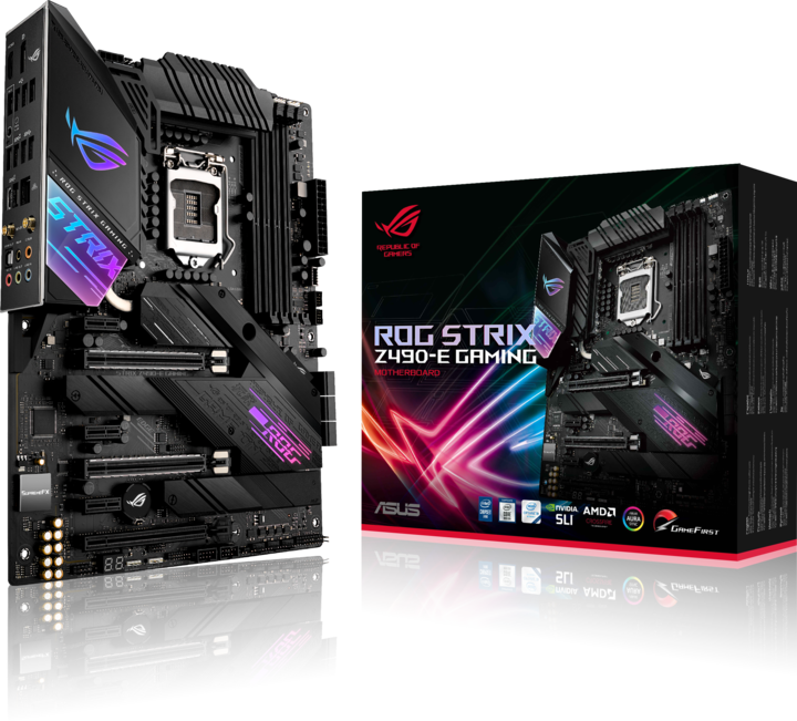 Image du produit ASUS ROG Strix Z490-E Jeux (LGA 1200, Intel Z490, ATX)
