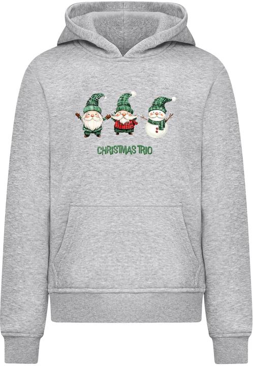 Image du produit Merchcode Sweat à capuche Trio de Noël pour enfants - 182523 (122, 128)
