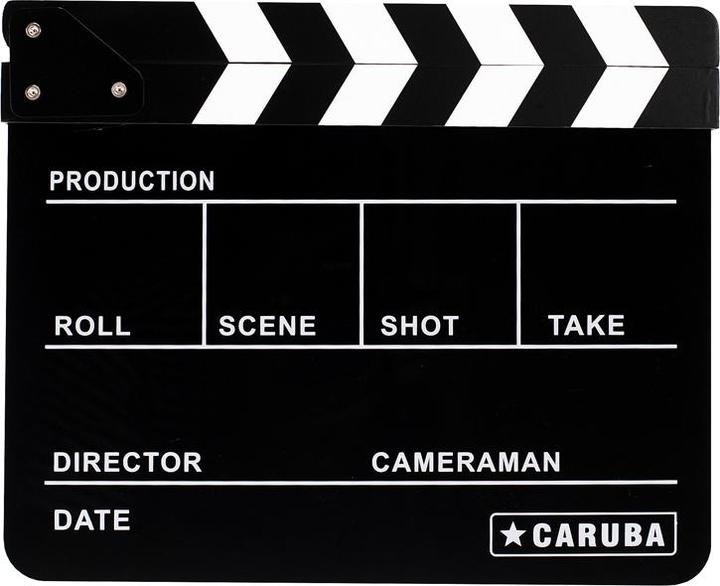Actual product image Caruba Professional Director Clapper BW (chalk)