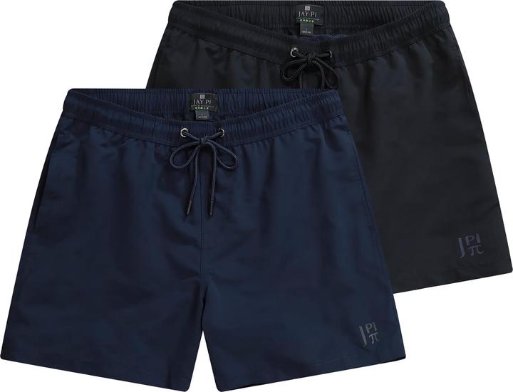 Image du produit Jay-Pi Shorts de bain avec taille élastique, collection Beachwear - lot de 2 (6XL)