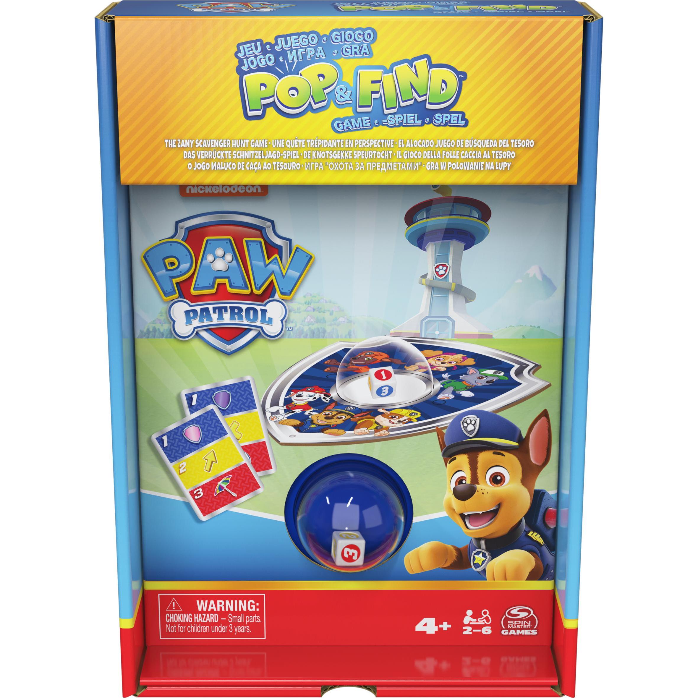 Spin Master Paw Patrol Pop & Find-Spiel | Paw Patrol-Spielzeug Kleinkinder-Spielzeug Kinderspielzeug | Spiele fü (6067833)
