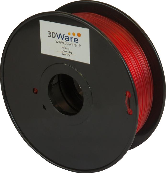 Actual product image eSUN PETG 1.75mm Solid Red 1kg 3D Filament (PETG, 1.75 mm, 1000 g, Red)