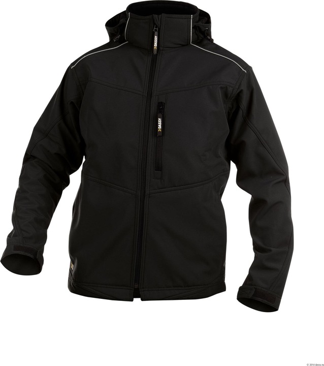 Dassy Softshell jacket Tavira black size XL