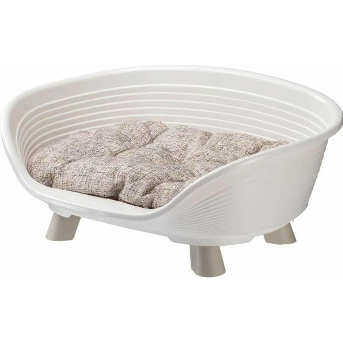 Meilleurs prix pour Corbeille + coussin Throne - Blanc