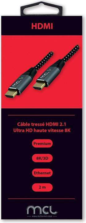 Image du produit MCL 2.1 Câble maillé HDMI mâle / mâle 8K (2 m)