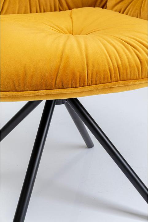 Actual product image Kare Design Armlehnstuhl Mila Gelb