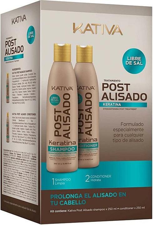 Immagine prodotto Kativa Keratin Post Alisado Profesional Lote 2 pz (Set per la cura dei capelli)