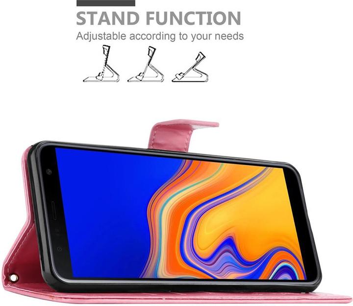 Produktbild Cadorabo Flower Book Cover (Samsung Galaxy J4+)