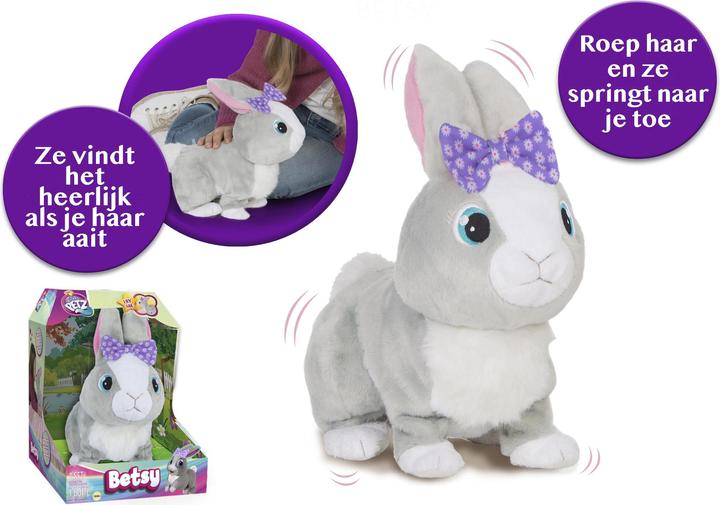 Actual product image Club Petz Betsy Interactive Bunny (21 cm)