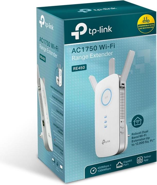 Produktbild TP-Link Re450 (1300 Mbit/s, 450 Mbit/s)