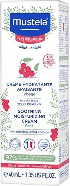 Actual product image Mustela Soothing face cream
