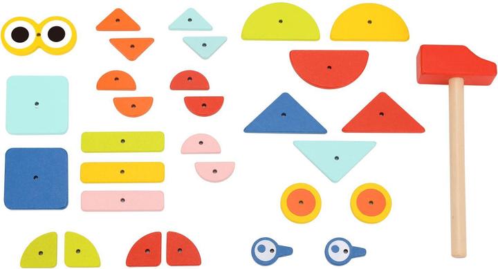 Immagine prodotto Tooky Toy Martello di legno gioco Tap Tap TH155