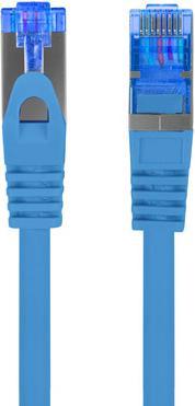 Image du produit Lanberg Câble Patch S/Ftp Cat.6a 1m Bleu Lszh (S/FTP, CAT6a, 1 m)