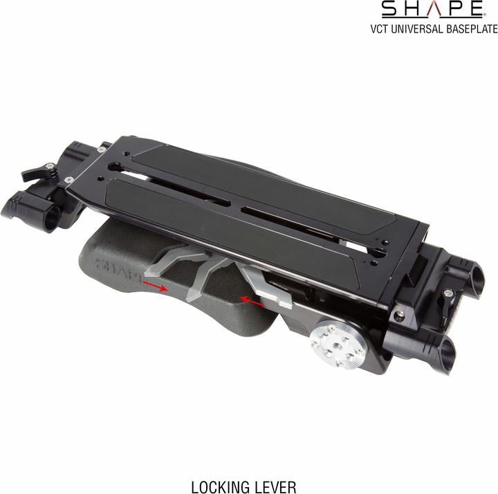 Actual product image Shape BP10 - Revolt VCT Universal Baseplate With Camera Shoulder Mount
