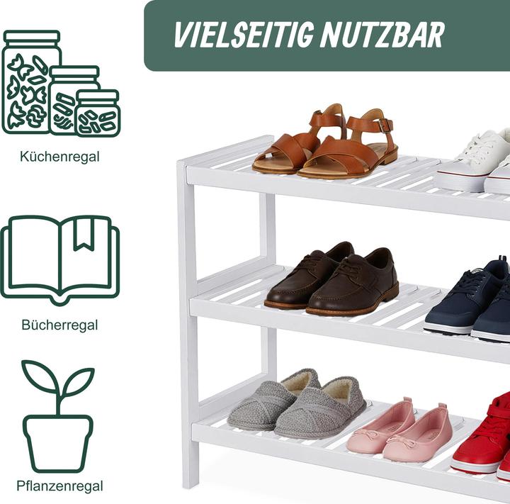 Produktbild Relaxdays Schuhregal (70 x 26 x 55 cm)
