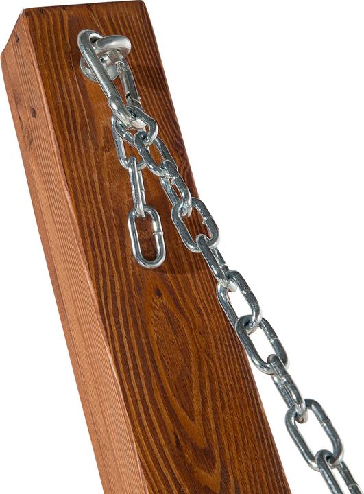 Actual product image Beliani Blianis Hammock, wooden beige Treviso (150 kg)