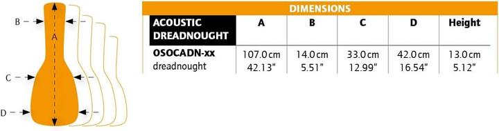 Produktbild Ortega Gitarren Soft Case Dreadnought (Gitarre)