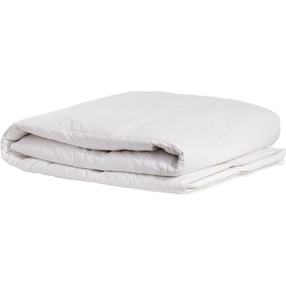 Domoletti, Coperta, Blanket Masterjero Natural Feather WARM, 140x200 cm, white (200 x 140 cm)