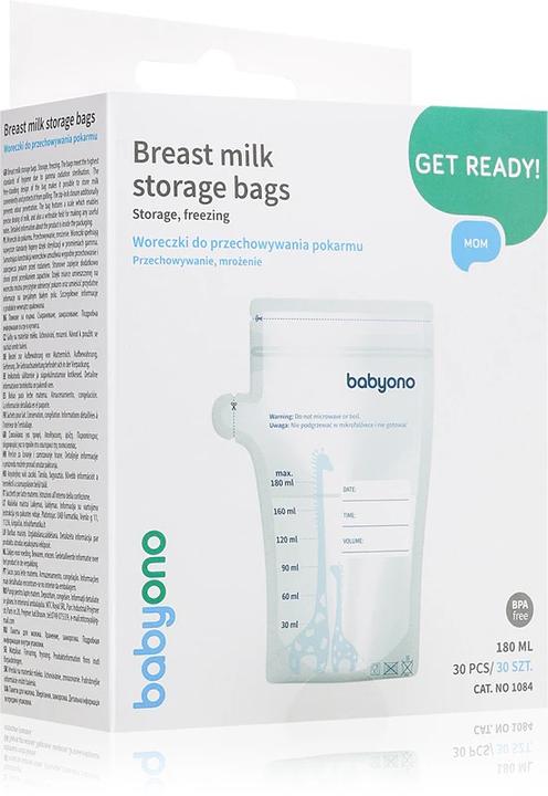 Actual product image Babyono Breast milk bag