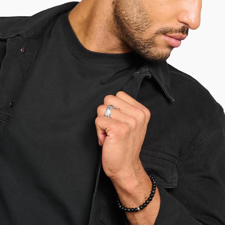 Immagine prodotto Thomas Sabo Ring Duo breit Silber (68, 925 Argento)