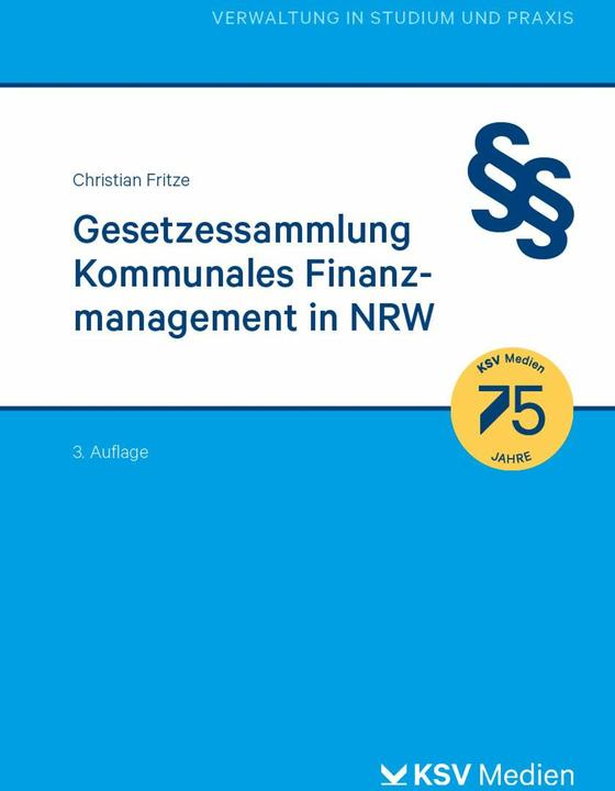 Energy Label Gesetzessammlung Kommunales Finanzmanagement in NRW (German, Christian Fritze, 2024)