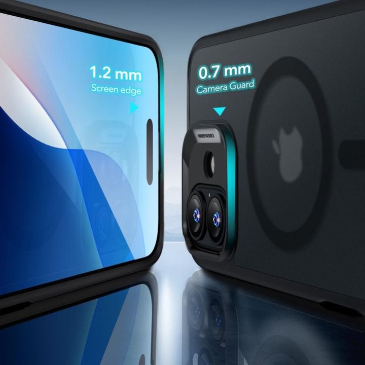 Produktbild ESR Classic Hybrid Halolock Magsafe & Tempered Glass Iphone 16 Frosted Black (Apple iPhone 16)