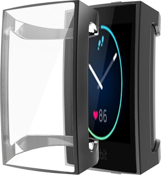 Actual product image Cover-Discount Fitbit Charge 4 - Rubber Protection Case black