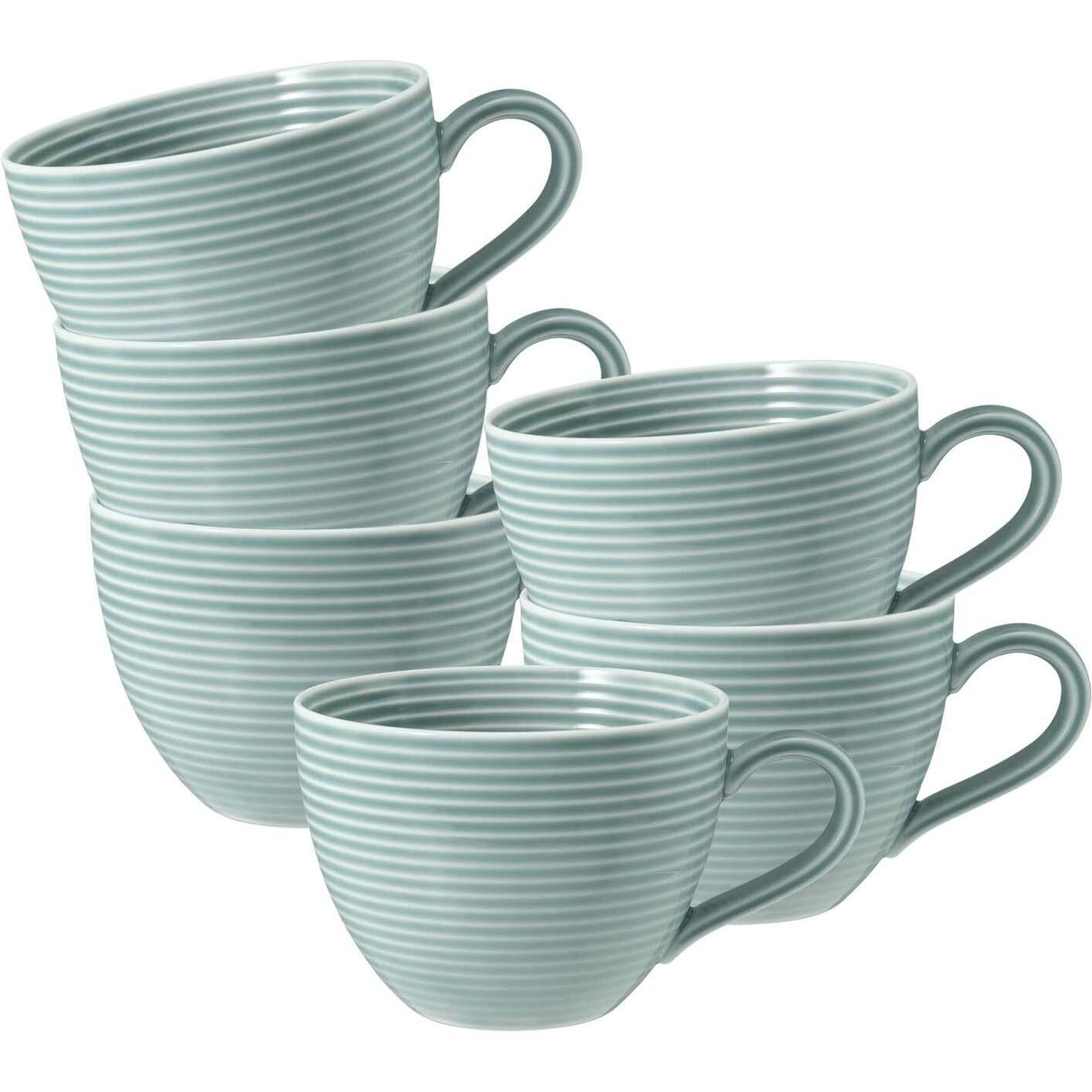 Seltmann, Tasse, Beat Color Glaze Kaffeetassen (260 ml, 6 x)