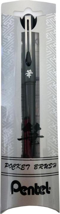 Pentel Brush Pen Pocket Brush Pen black (Black, 1 x)