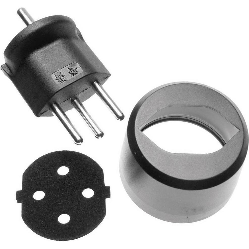 Kaiser, Reiseadapter, Übergangsstecker Schutzkontaktstecker/ Schweiz Typ12