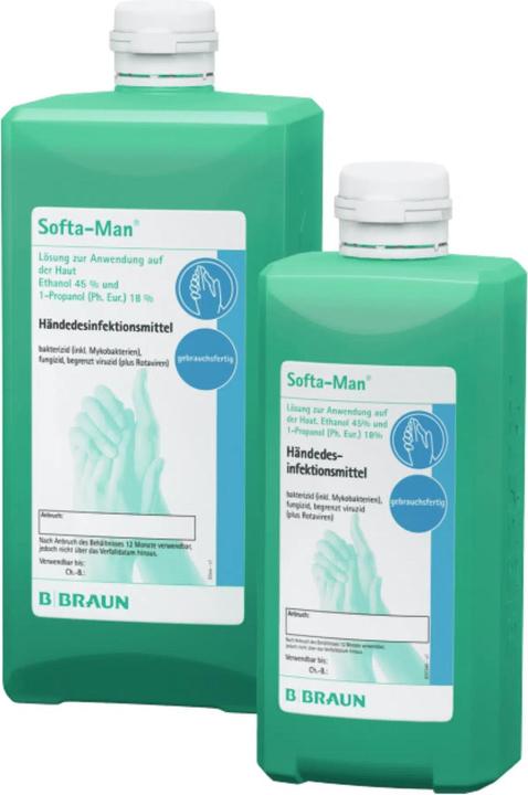 Produktbild B.Braun BRAUN Softa-Man Händedesinfektionsmittel, 500 ml Lösung (500 ml)