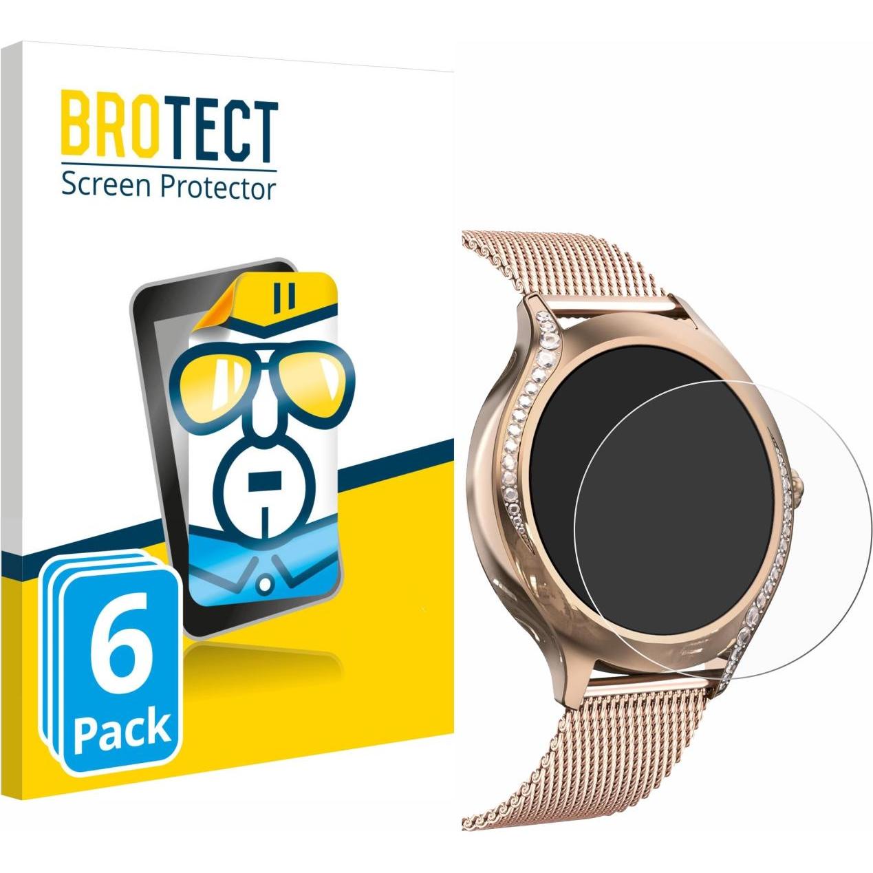 BROTECT Schutzfolie Displayschutz Displayschutzfolie Folie Klar Transparent, Smartwatch Schutzfolie, Transparent