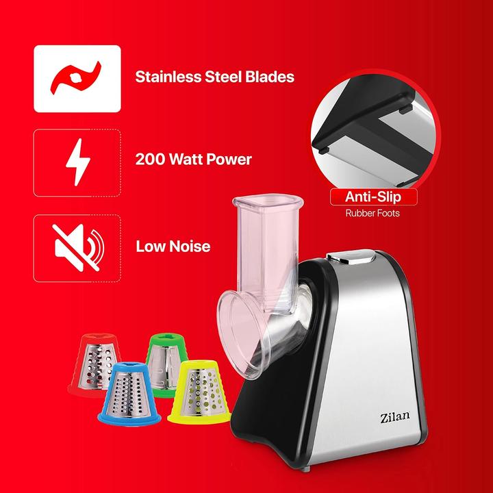 Image du produit Zilan Elektrischer Gemüseschneider 4-in-1