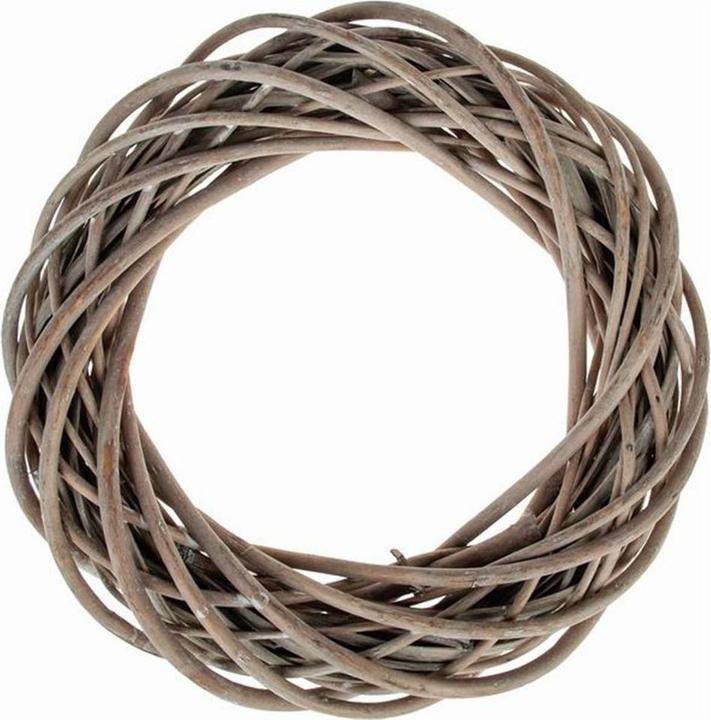 Image du produit Opiflor Couronne d'osier Gabriela Ø 30 cm, Gris