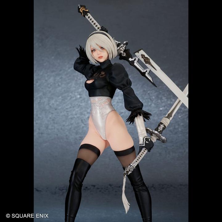 Actual product image Square Enix NieR:Automata PVC Statue 2B (YoRHa No. 2 Type B) Ver. 2.0 29 cm
